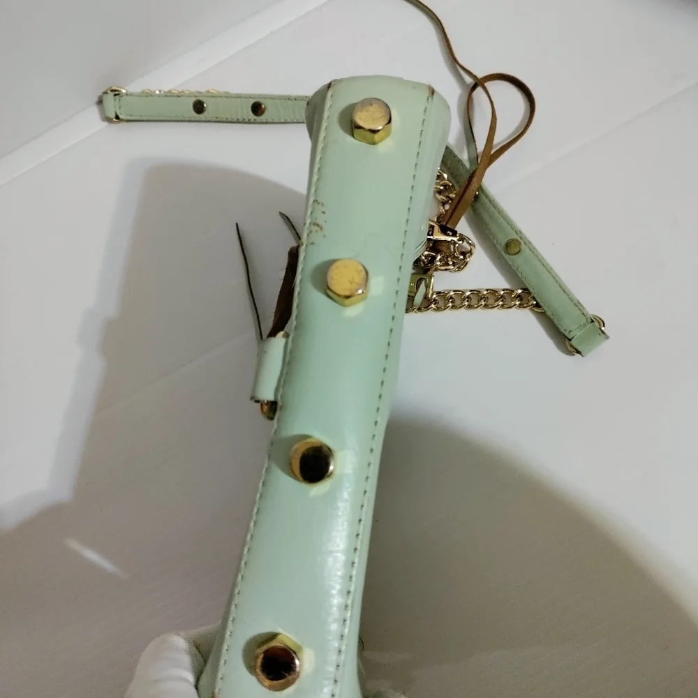 Rebecca minkoff mini mac in mint